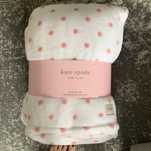 NIB Kate Spade Queen blanket
